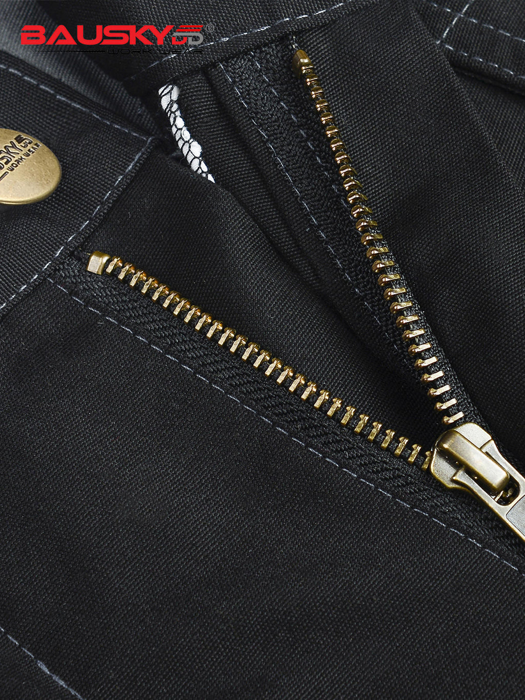 100% Cotton Cargo Pants With Detachable Knee Reinforcement Pockets [B125]