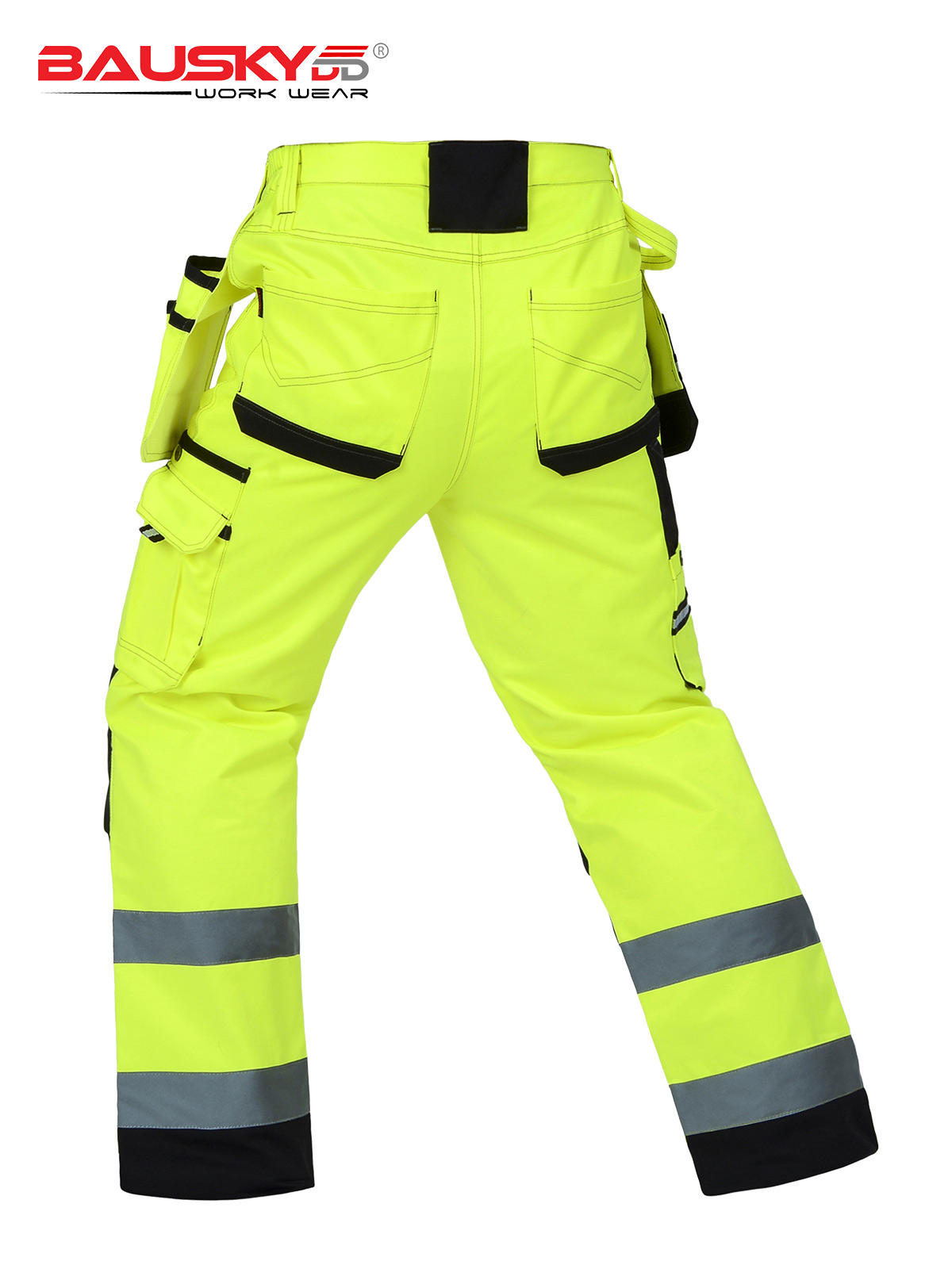 Class 3 Hi-Vis Work Pants for Outdoor Workers