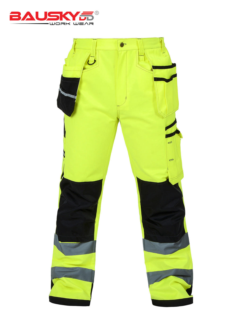 Class 3 Hi-Vis Work Pants for Outdoor Workers