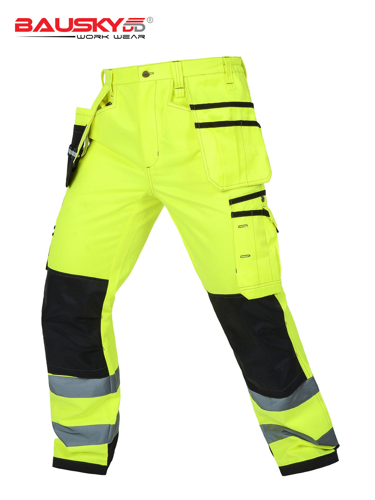 Class 3 Hi-Vis Work Pants for Outdoor Workers
