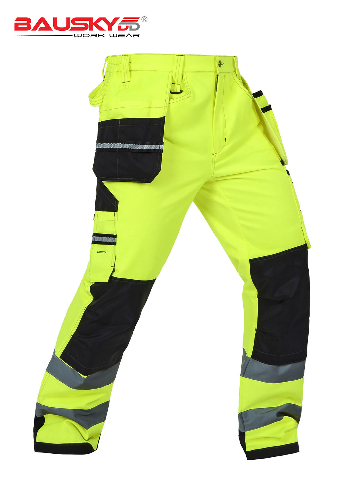 Class 3 Hi-Vis Work Pants for Outdoor Workers