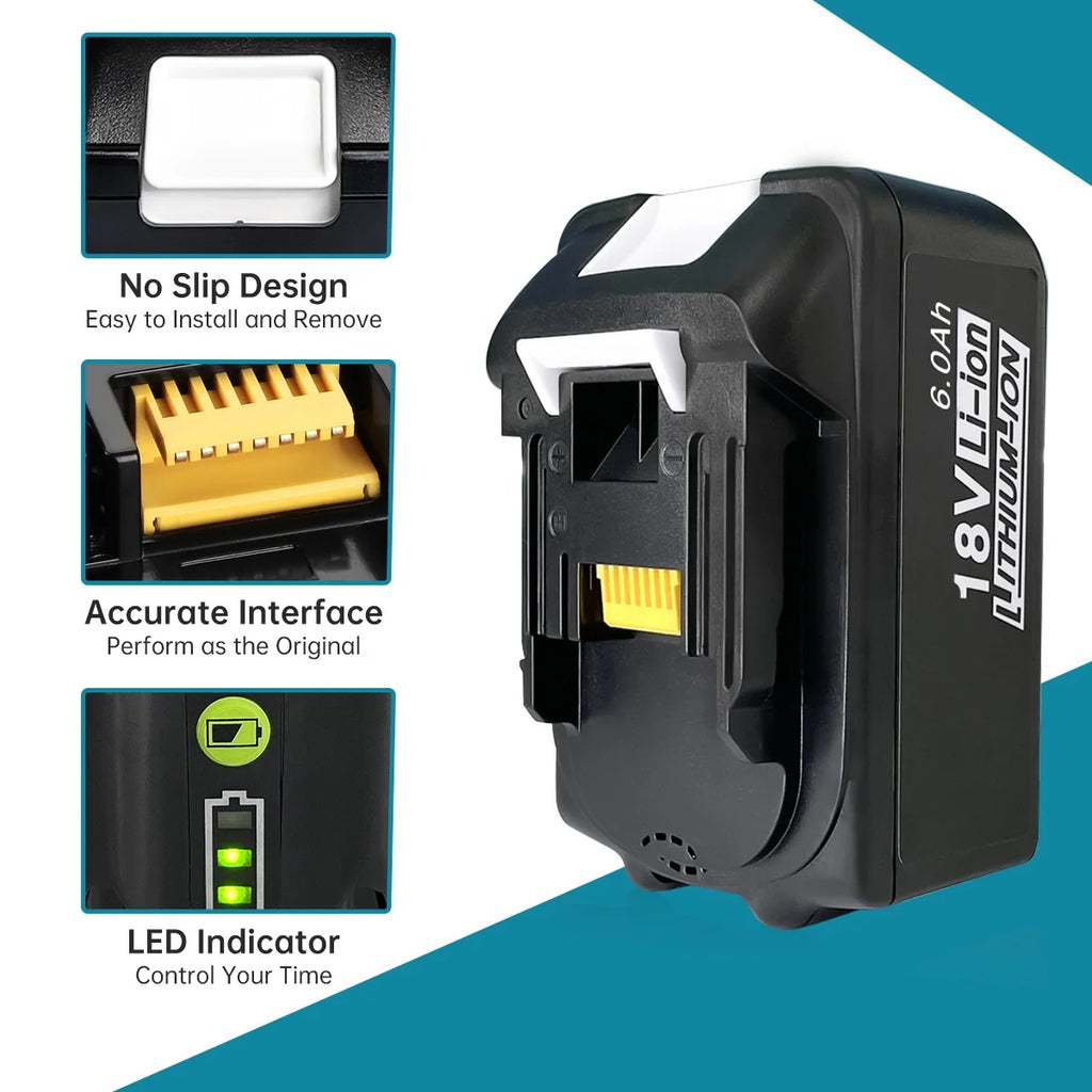 5.0Ah 6.0Ah Lithium Ion Replacement Battery