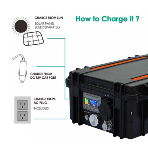 3000Wh Portable Power Station – Solar Generator & UPS for Outdoor Use