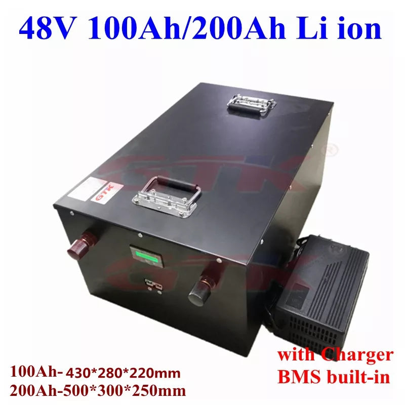 GTK 48V 100Ah 200Ah Lithium Battery for 18kw 10KW