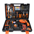Cordless Screwdriver & Electric Drill Home Repair Toolkit