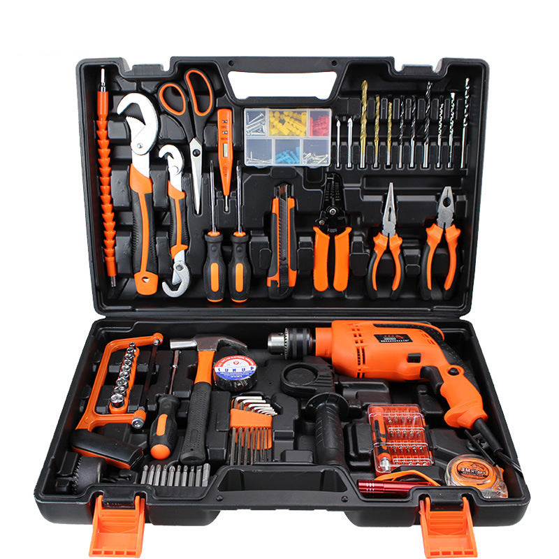 Cordless Screwdriver & Electric Drill Home Repair Toolkit