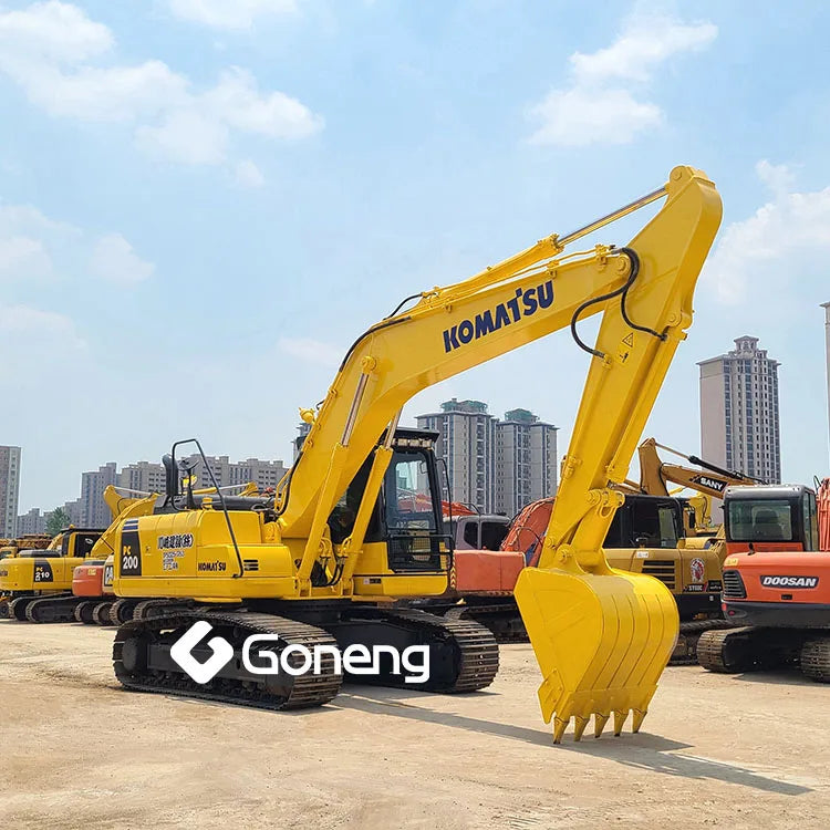 Hydraulic Crawler Excavator  Komatsu Excavator Machine Pc200 Pc210 Pc220-7