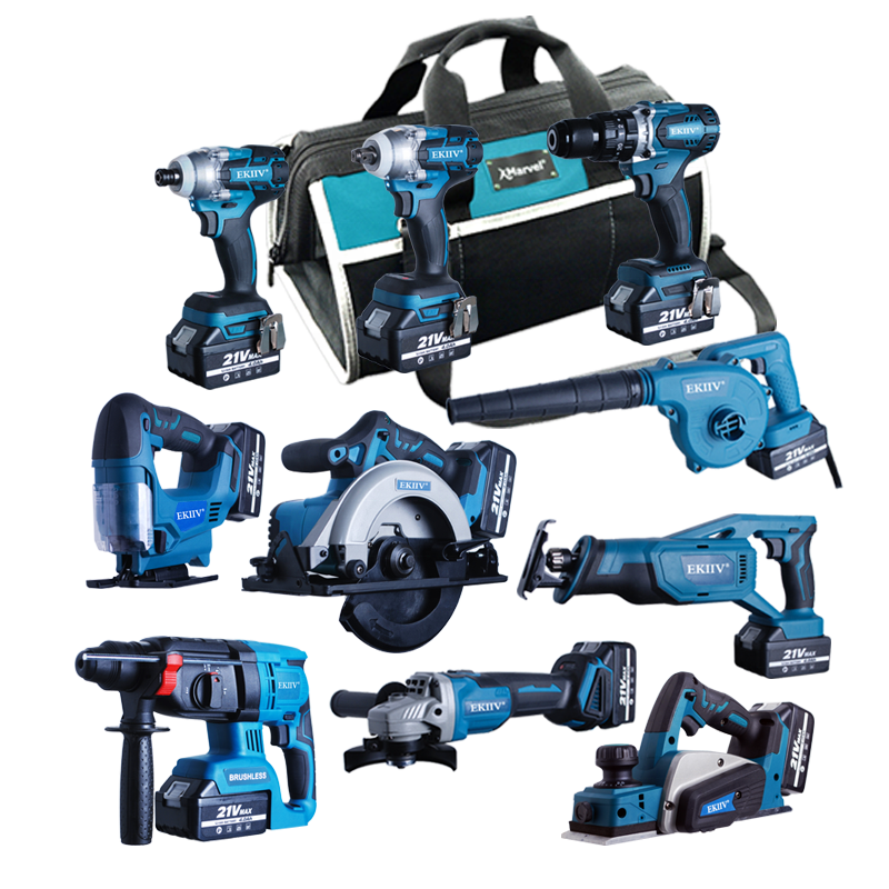 15-Piece 20V Brushless Cordless Power Tool Combo Kit