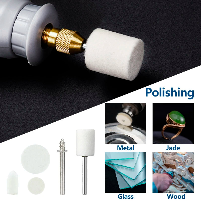 Rotary Tool Accessory Set – Sanding, Polishing, Grinding & Engraving