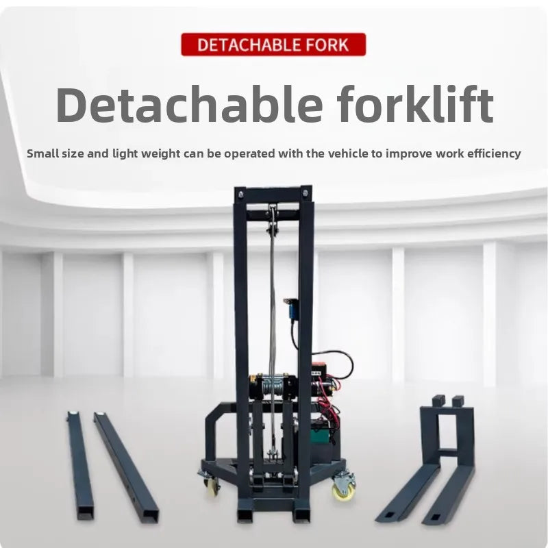 Portable Electric Forklift With 300 Kg Load Capacity 1.6-Meter Lifting