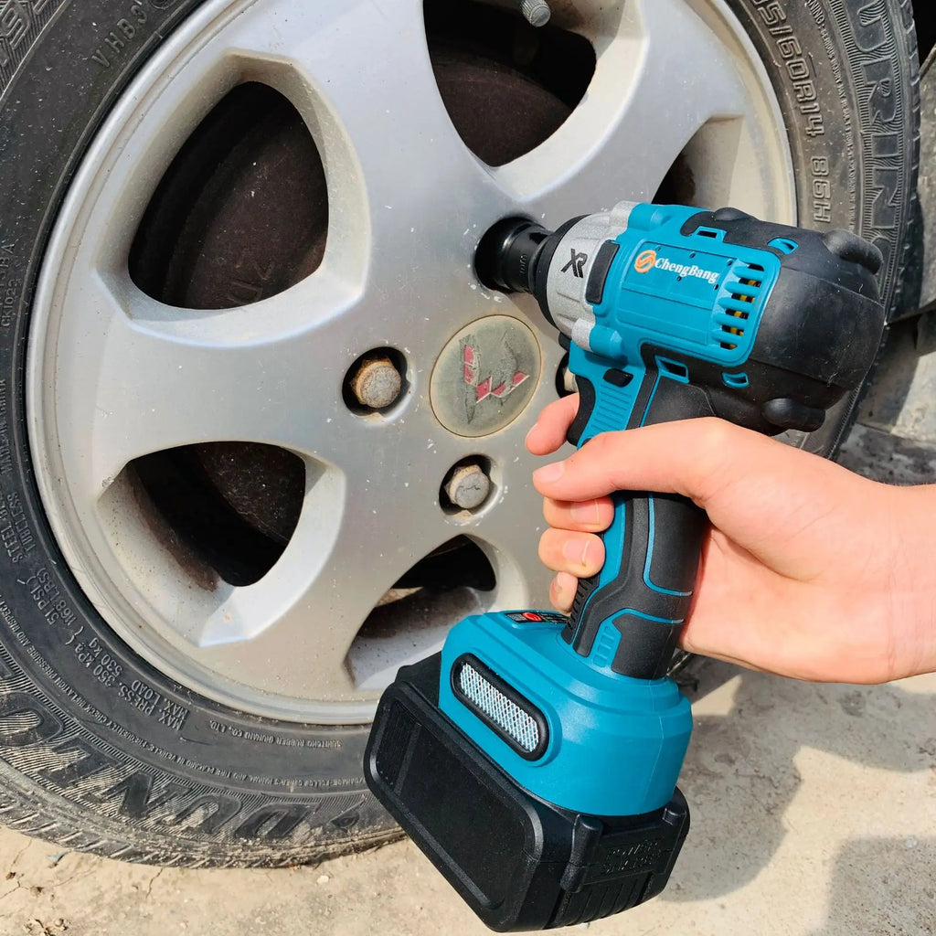 5-Piece Cordless Power Tool Kit – Brushless Angle Grinder, Hammer Drill, Chain Saw & Wrench