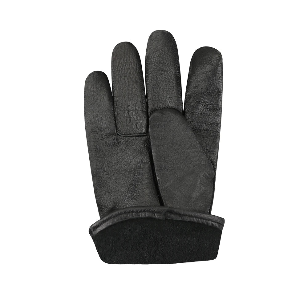 Black Working leather gloves