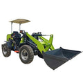 Small Mini Towable Backhoe Tractor Wheel Loader Shovel With Forklift