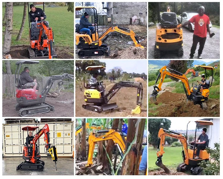 1.8ton Mini Compact Hydraulic Crawler Excavator 25hp Ton Excavator