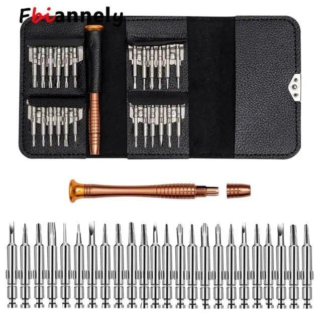 Leather Case 25 in 1 Torx Screwdriver Set