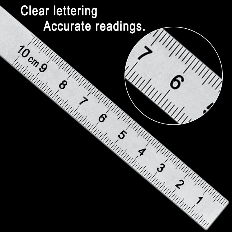 Stainless Steel Round Head 180 Degree Protractor Angle Finder