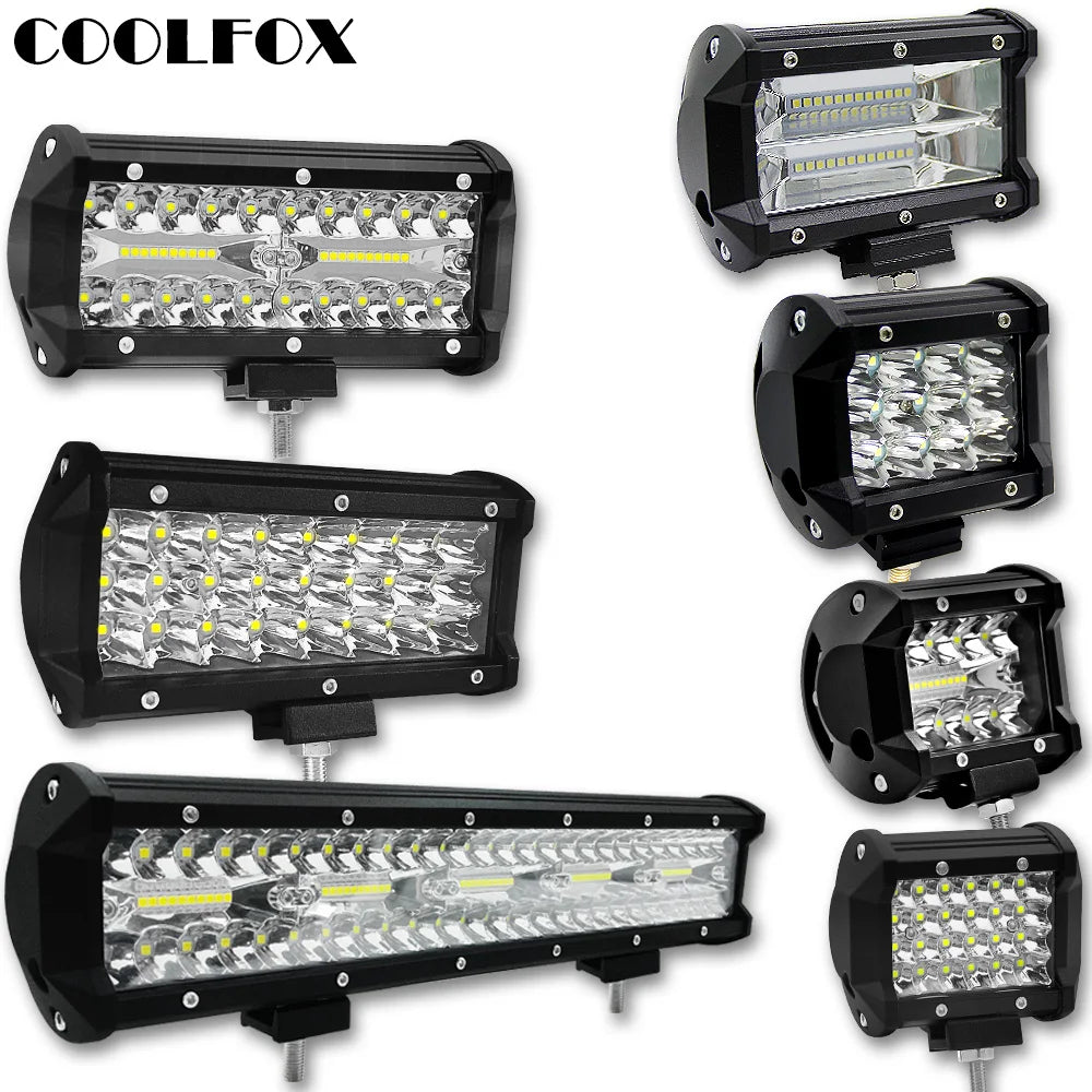 300W 120W 72W 36W 12 Volt Led Bar Werklamp Lightbar Led Ramp