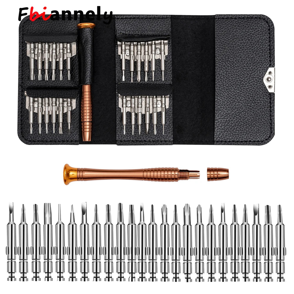 Leather Case 25 in 1 Torx Screwdriver Set