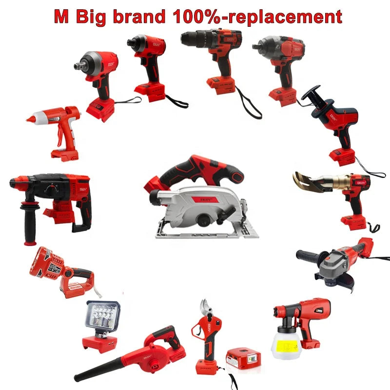 Cordless Power Tool Kit – Angle Grinder, Screwdriver & Hammer Drill