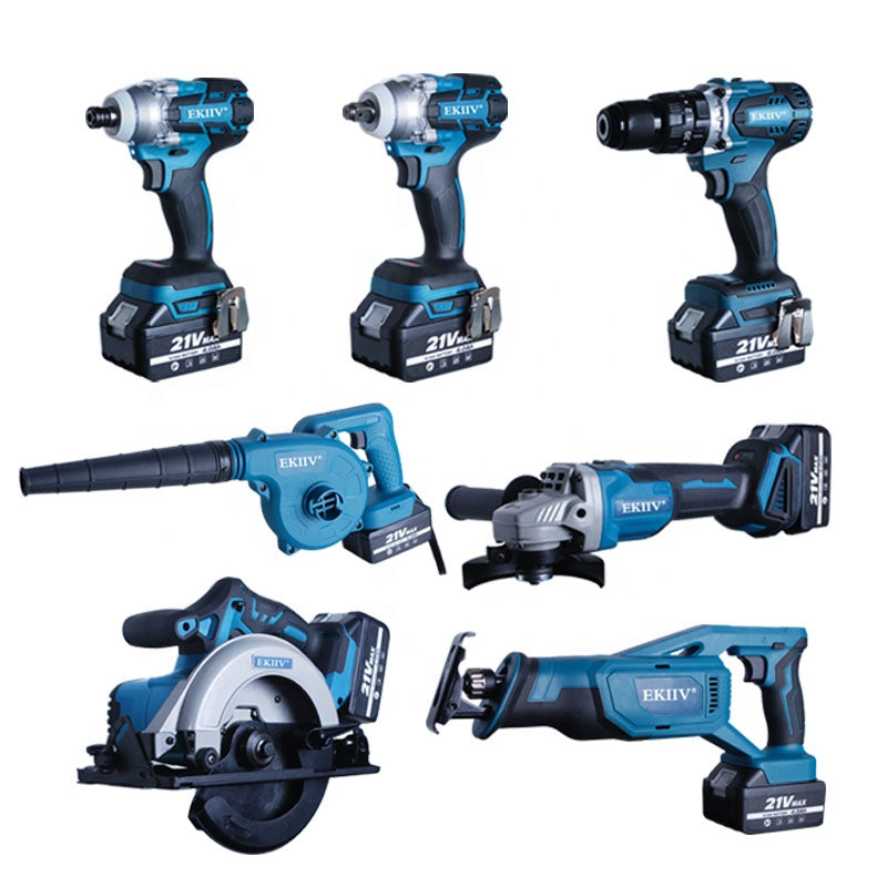 15-Piece 20V Brushless Cordless Power Tool Combo Kit