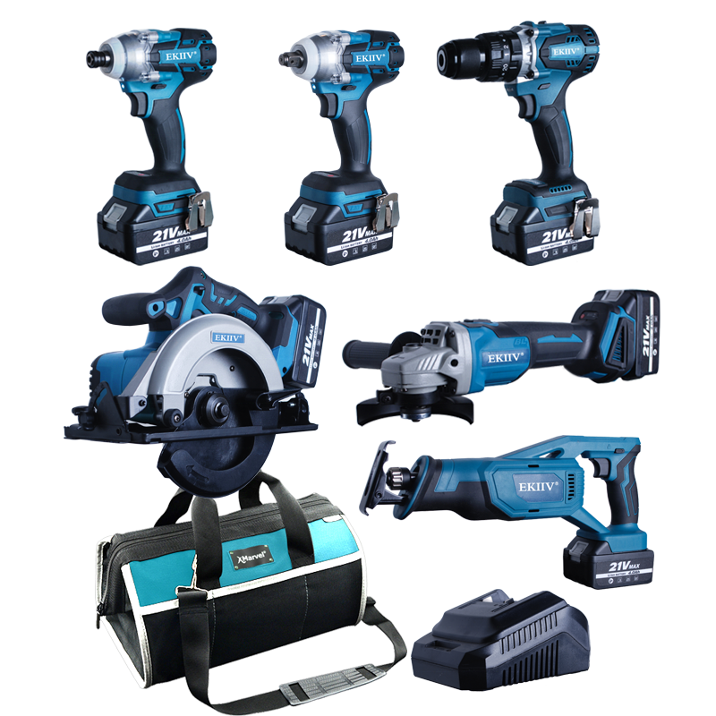 15-Piece 20V Brushless Cordless Power Tool Combo Kit