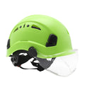 Carbon Fiber Pattern Hard Hats With Visor Construction Safety Helmets