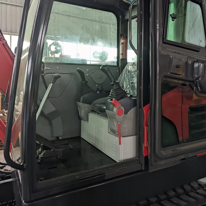 4.0-Ton Closed Cab Mini Excavator