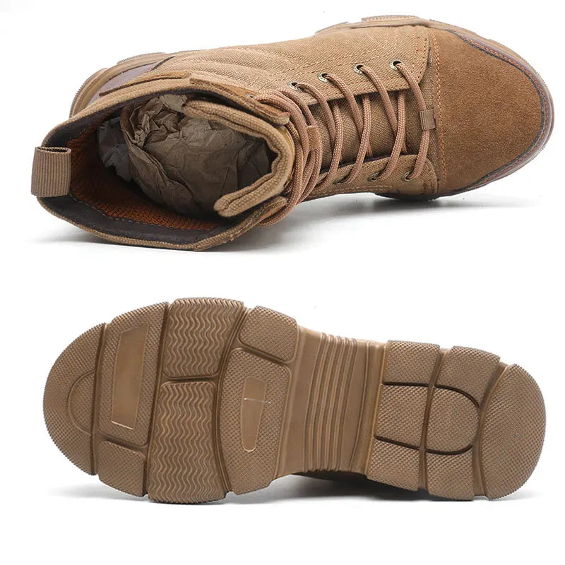 SUADEX Steel Toe Boots for Men  Indestructible Work Shoes