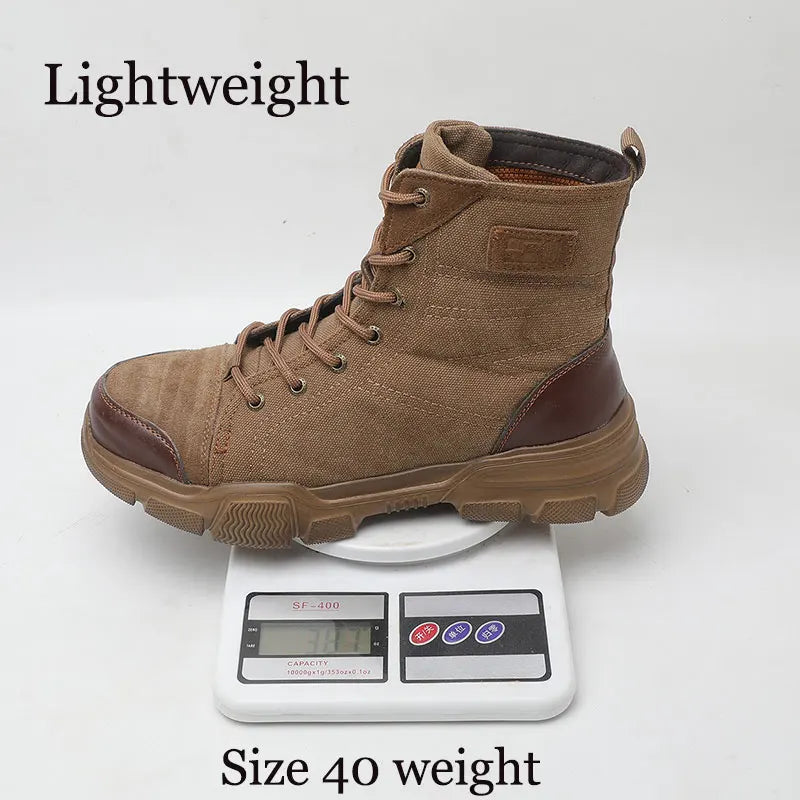 SUADEX Steel Toe Boots for Men  Indestructible Work Shoes