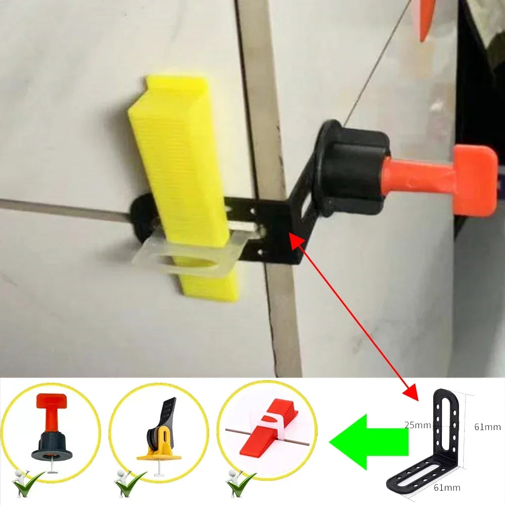 Ceramic Tile Leveling System – 0.35–3mm Clips, Wedges & Spacer Kit