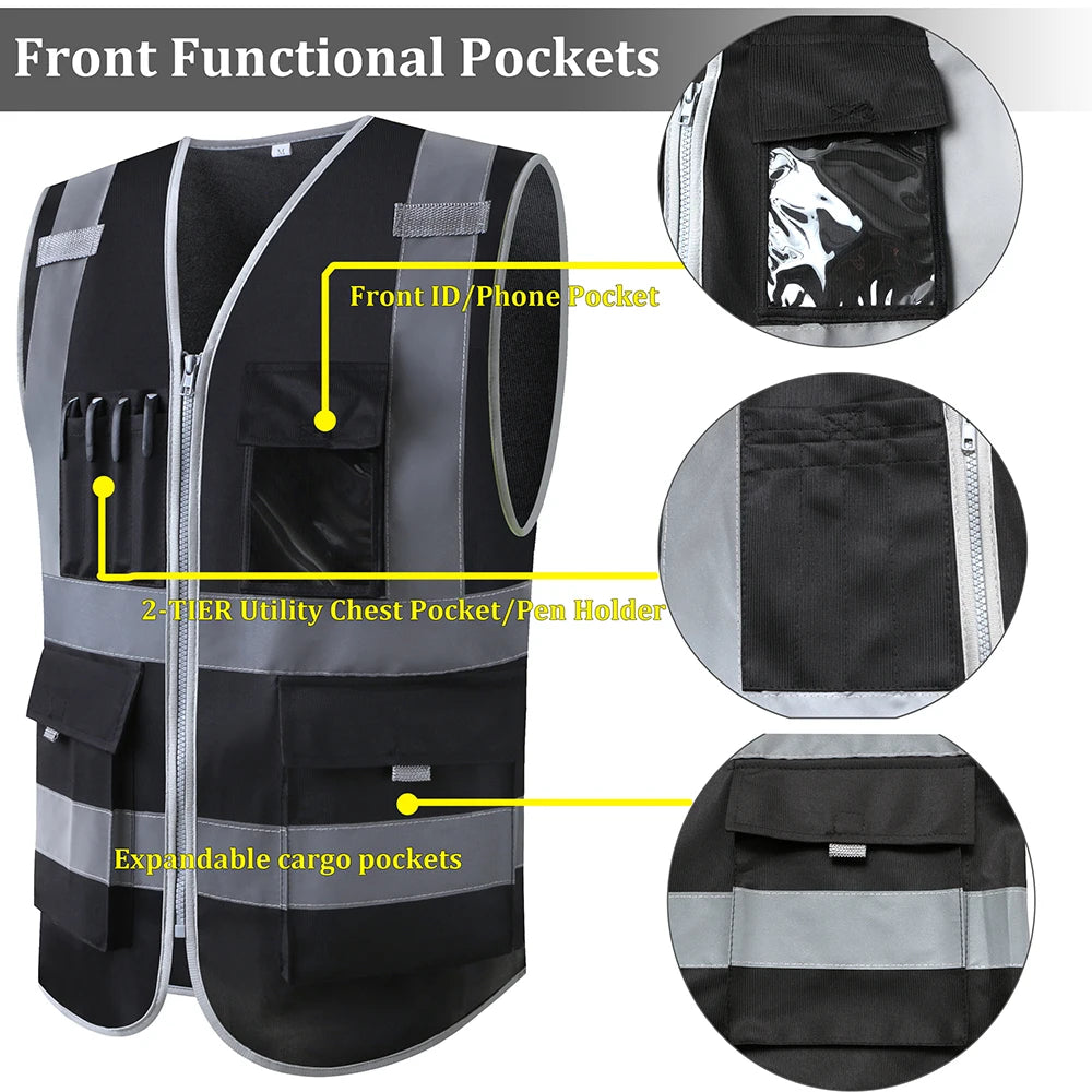 Hi Visibility construction vest