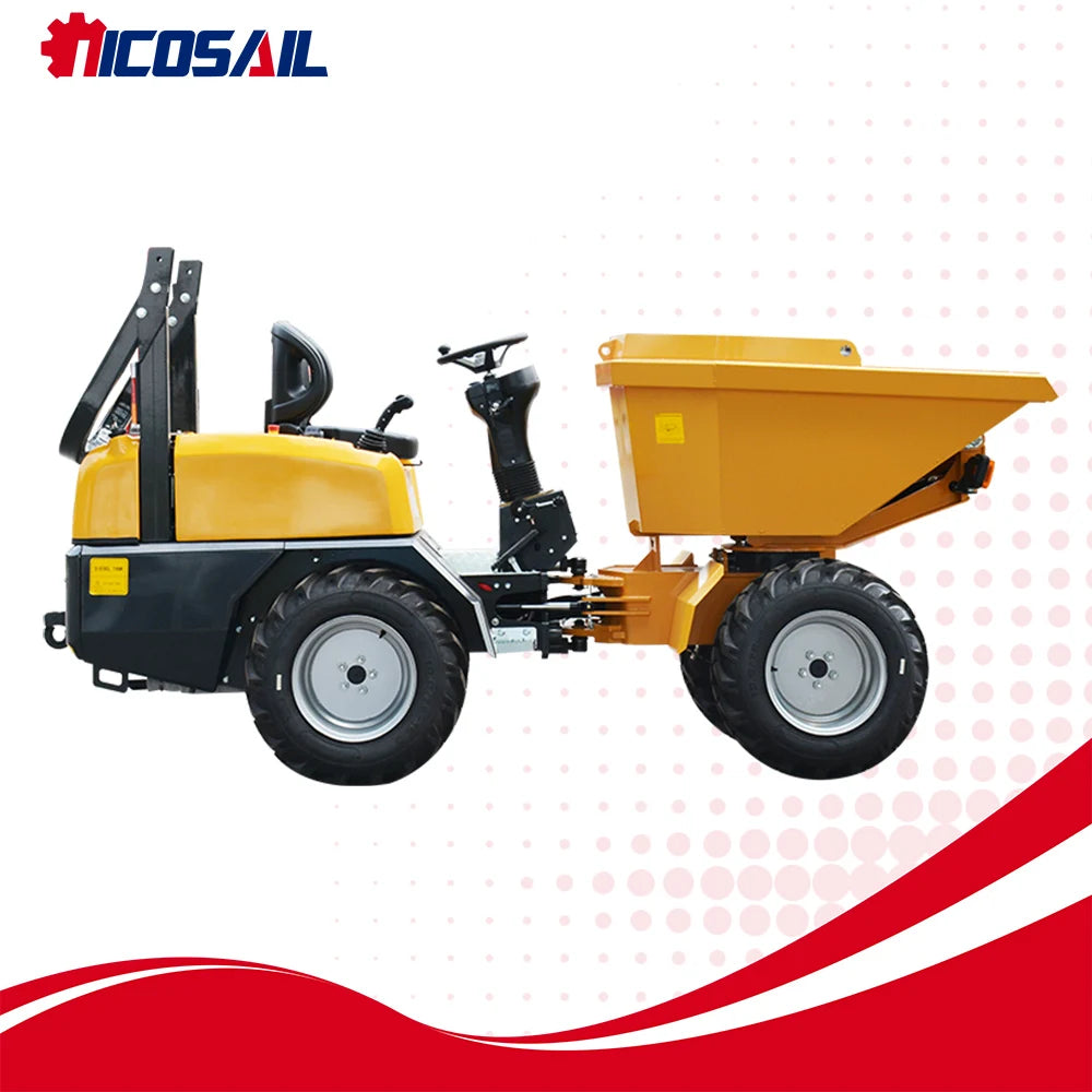4-Wheel Drive Mini Hydraulic Dump Truck