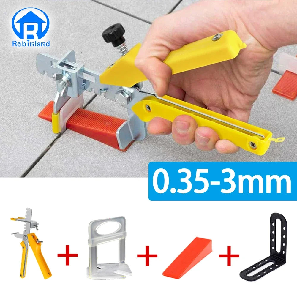 Ceramic Tile Leveling System – 0.35–3mm Clips, Wedges & Spacer Kit