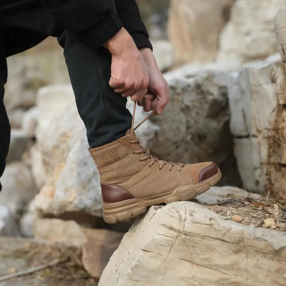 SUADEX Steel Toe Boots for Men  Indestructible Work Shoes