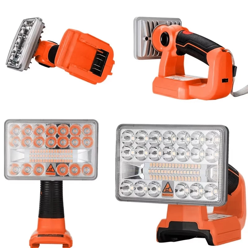 DCB182 for Dewalt Lamp Work Light Flashlight Tool Light Spotlight Light