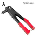 1Pc Heavy Duty Riveter Set Rivet Gun and 50Pcs Blind Rivets Assortment Kit