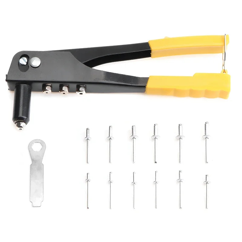 120Pcs Rivets / Heavy Duty Riveter Set Pop Rivet Gun Assortment Kit