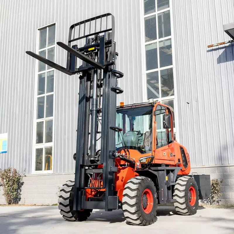 HENGWANG Diesel Rough Terrain Forklift 3 Ton 5 Ton CE Certified