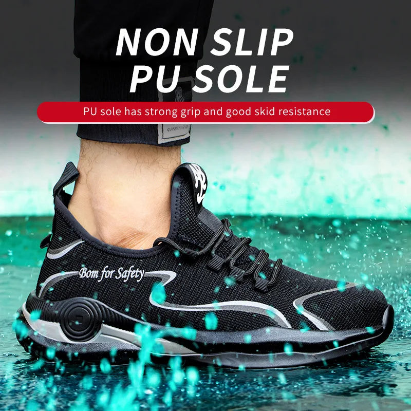 Lightweight Safety Camouflage Work shoes