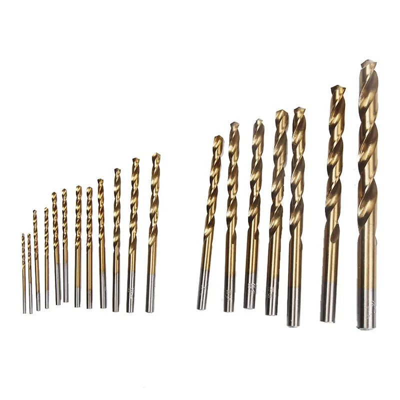 Makita D-67527 HSS TIN Metal Drill Bits 19 Piece set