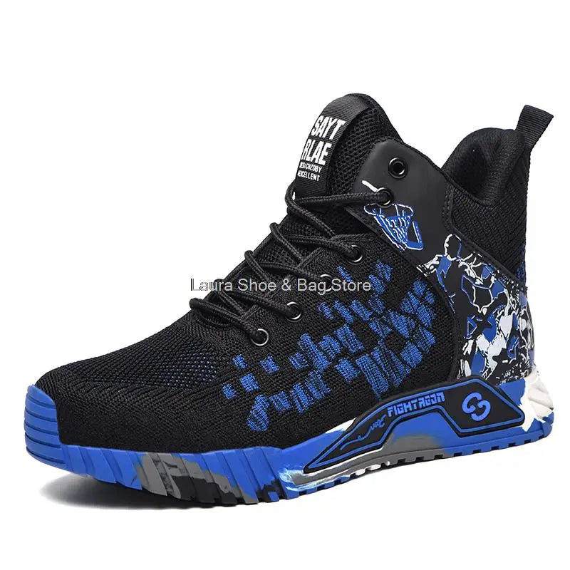High Top Safety Steel Toe  Work Safety Boots Anti Smash