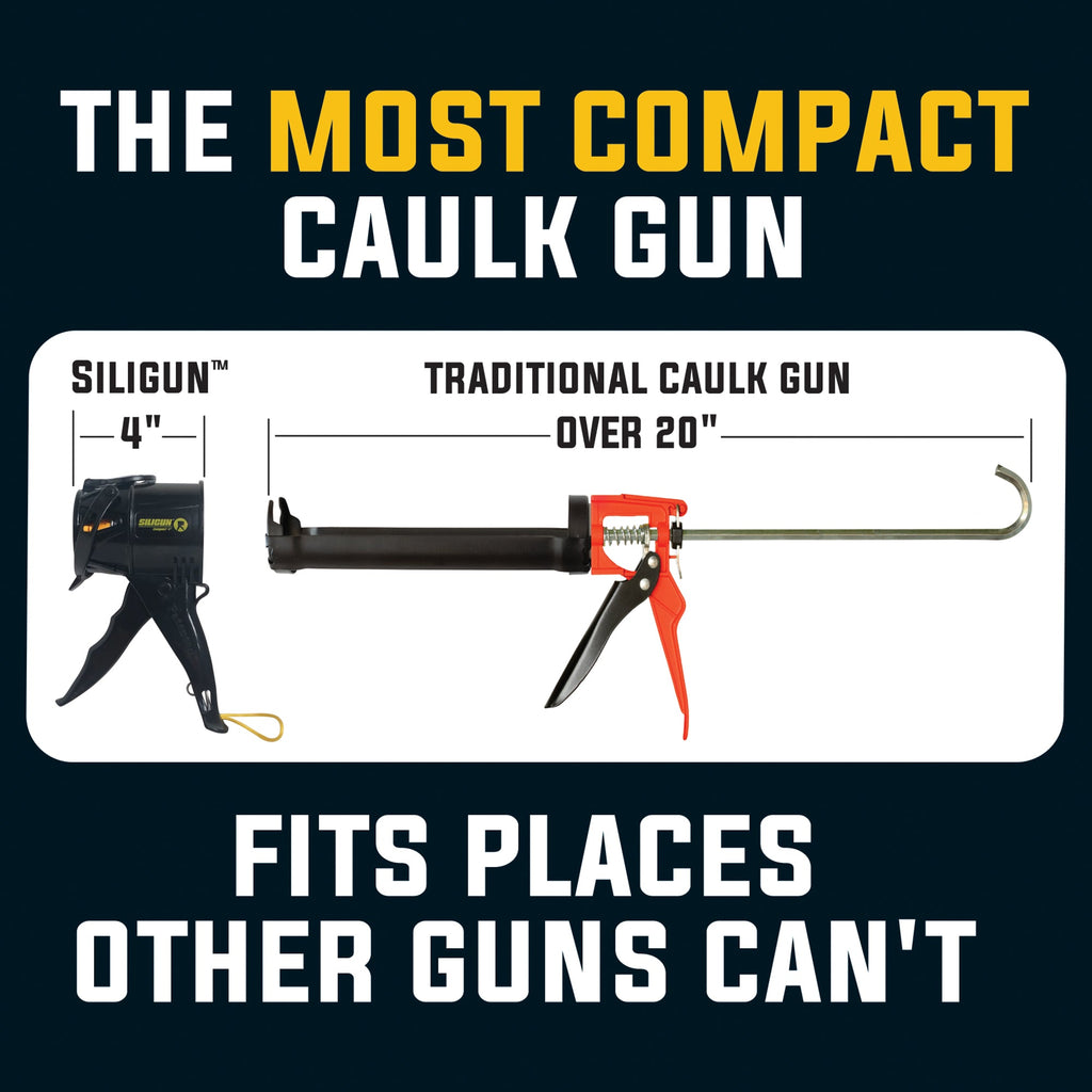 SILIGUN™ Classic Compact 4" Caulking Gun - 12 Case