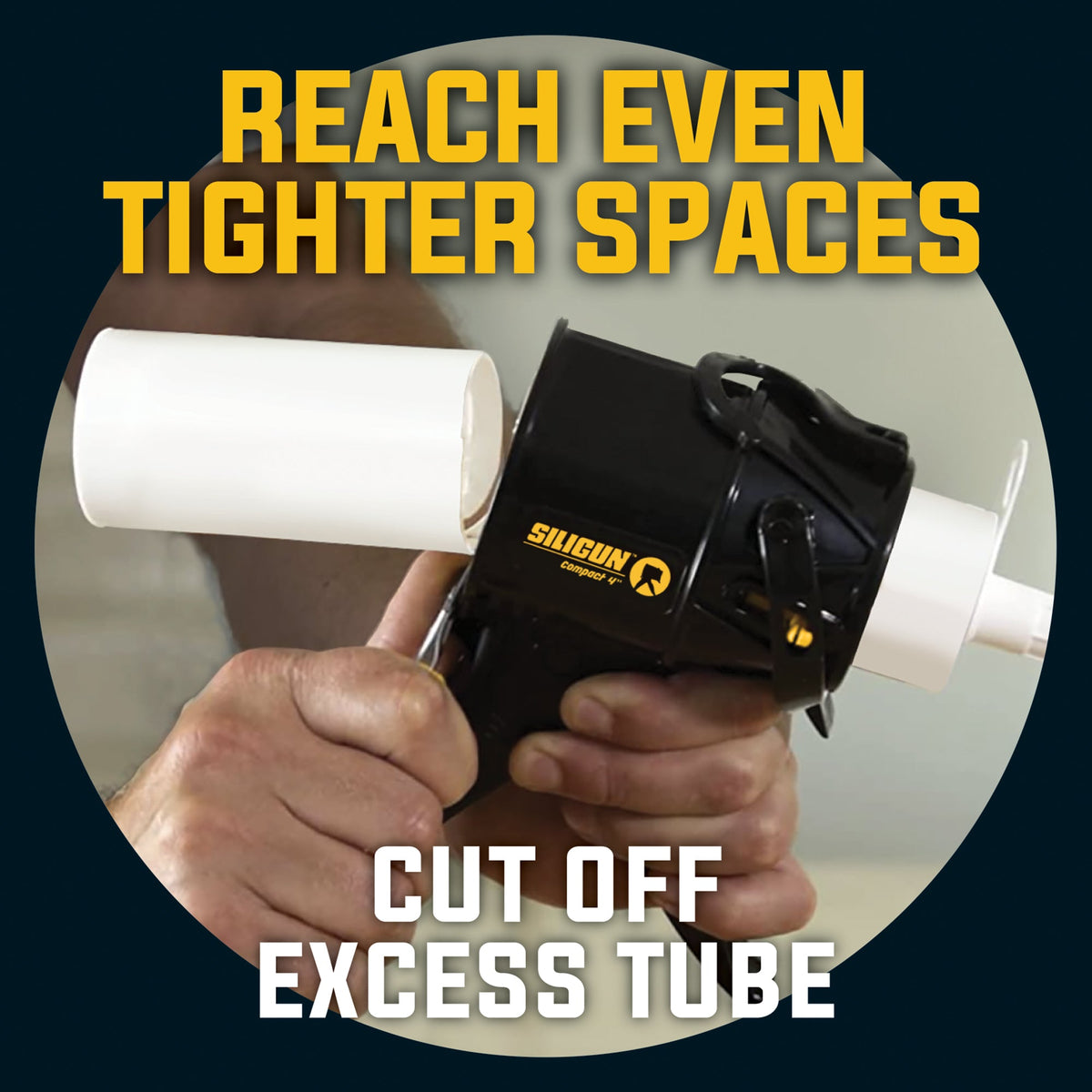 SILIGUN™ Classic Compact 4" Caulking Gun